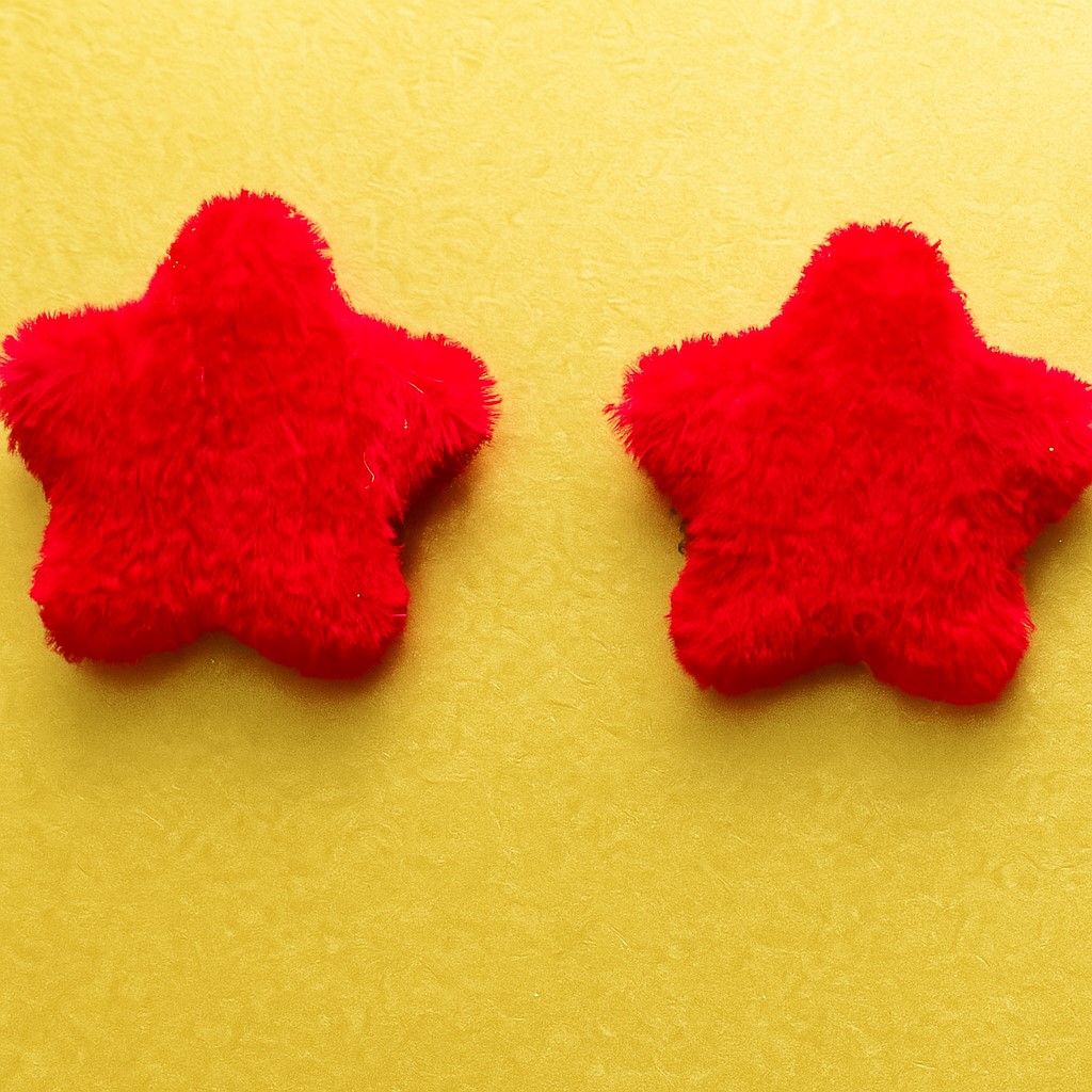 Starry Velvet Play Pals - Red