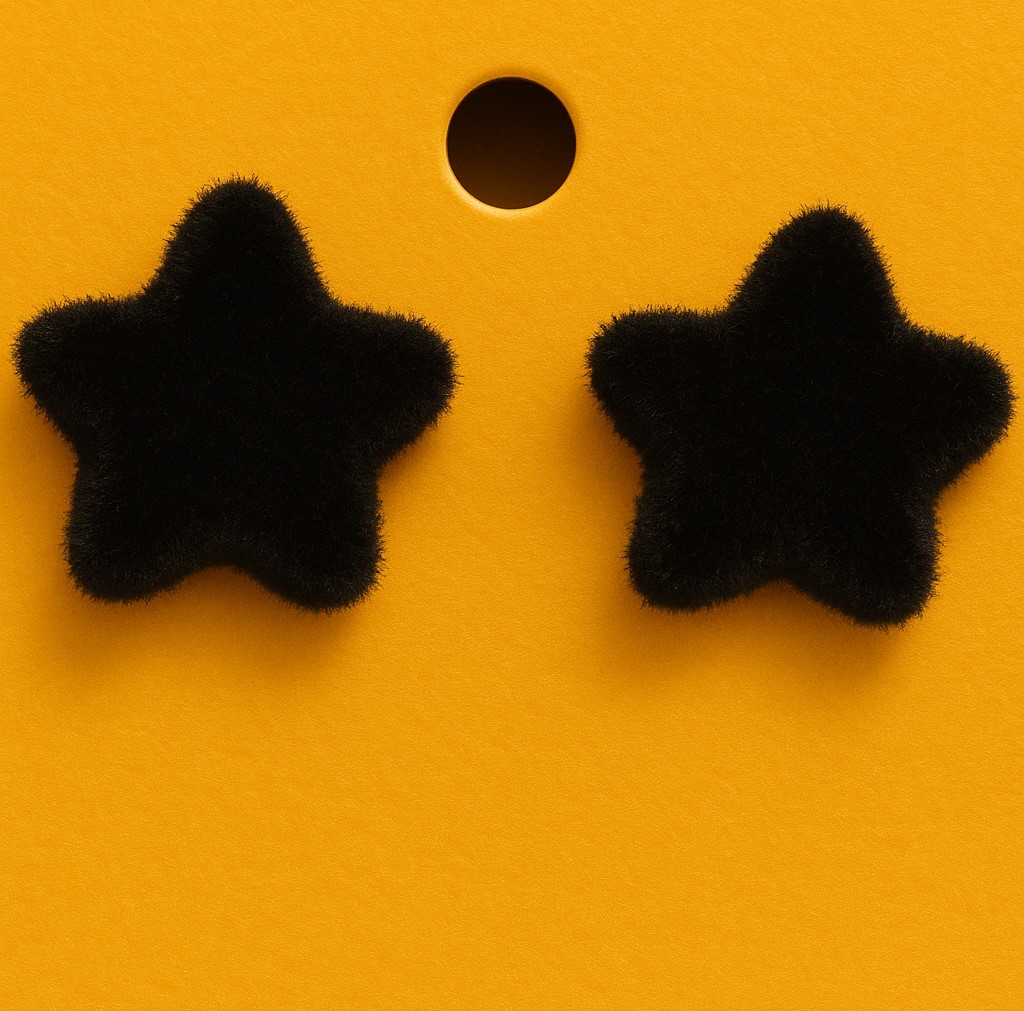 Starry Velvet Play Pals - Black