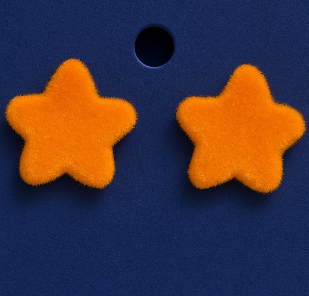 Starry Velvet Play Pals - Orange