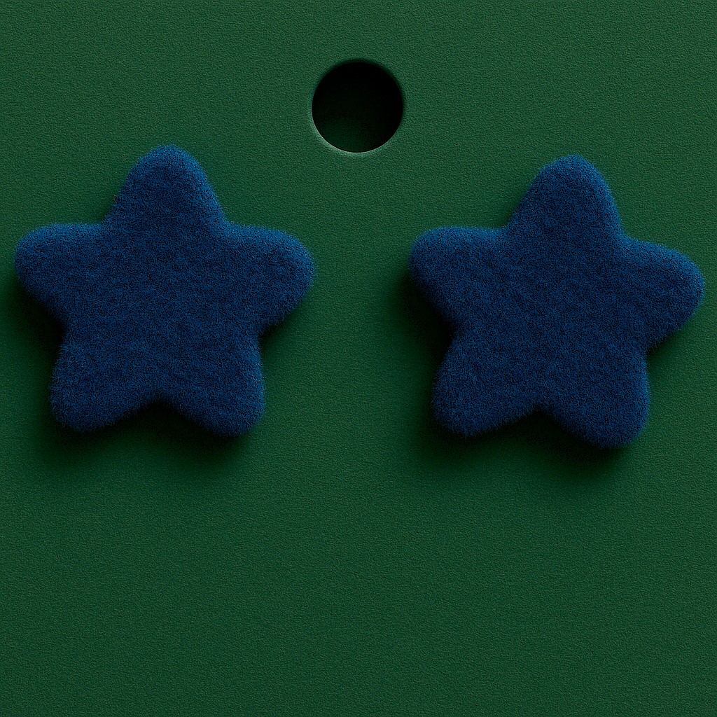 Starry Velvet Play Pals - Dark Blue