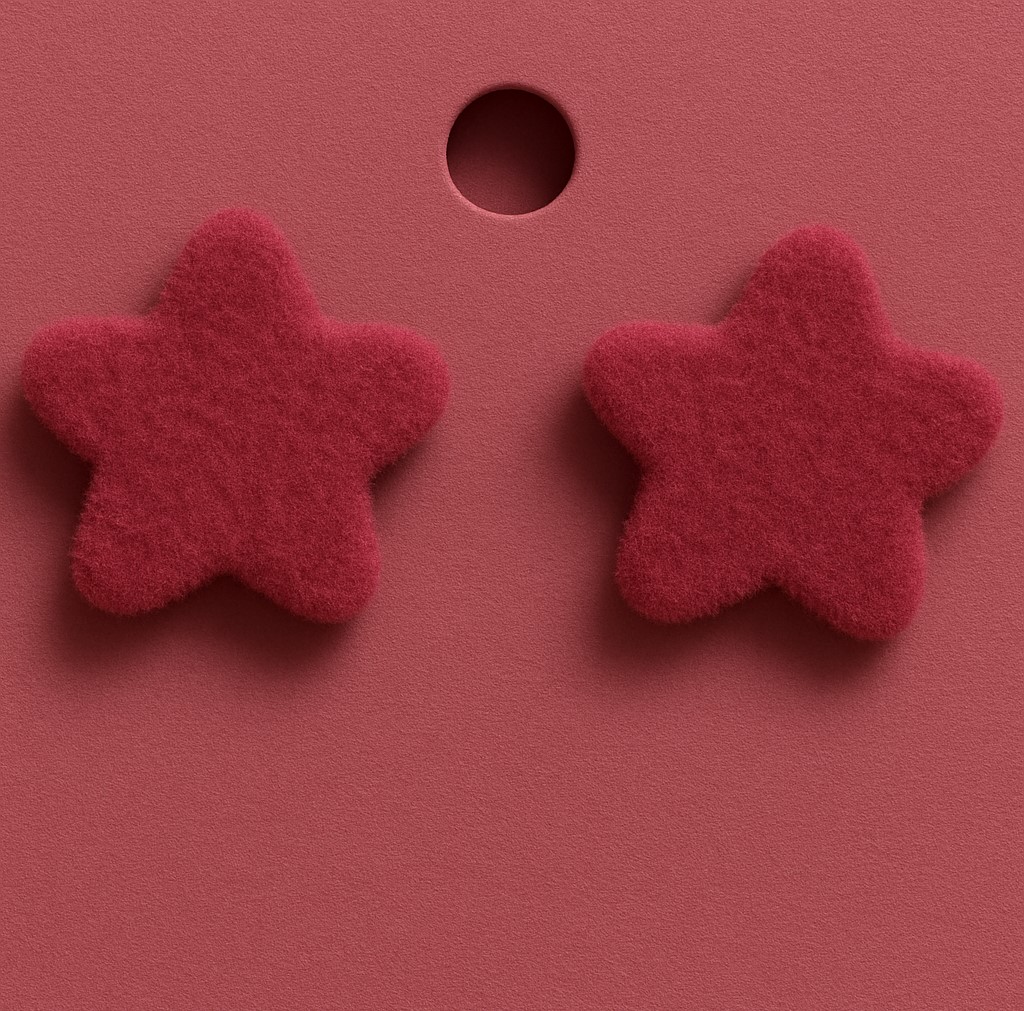 Starry Velvet Play Pals - Dark Rose