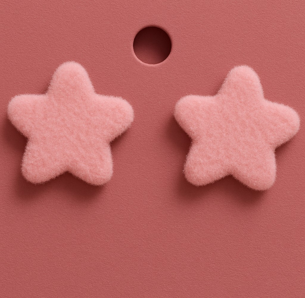 Starry Velvet Play Pals - Light Rose